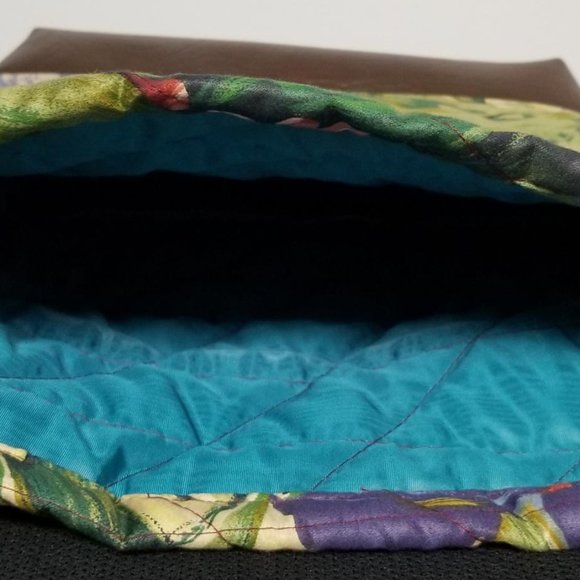 Handmade Brown Floral Tote Bag - Picture 4 of 4